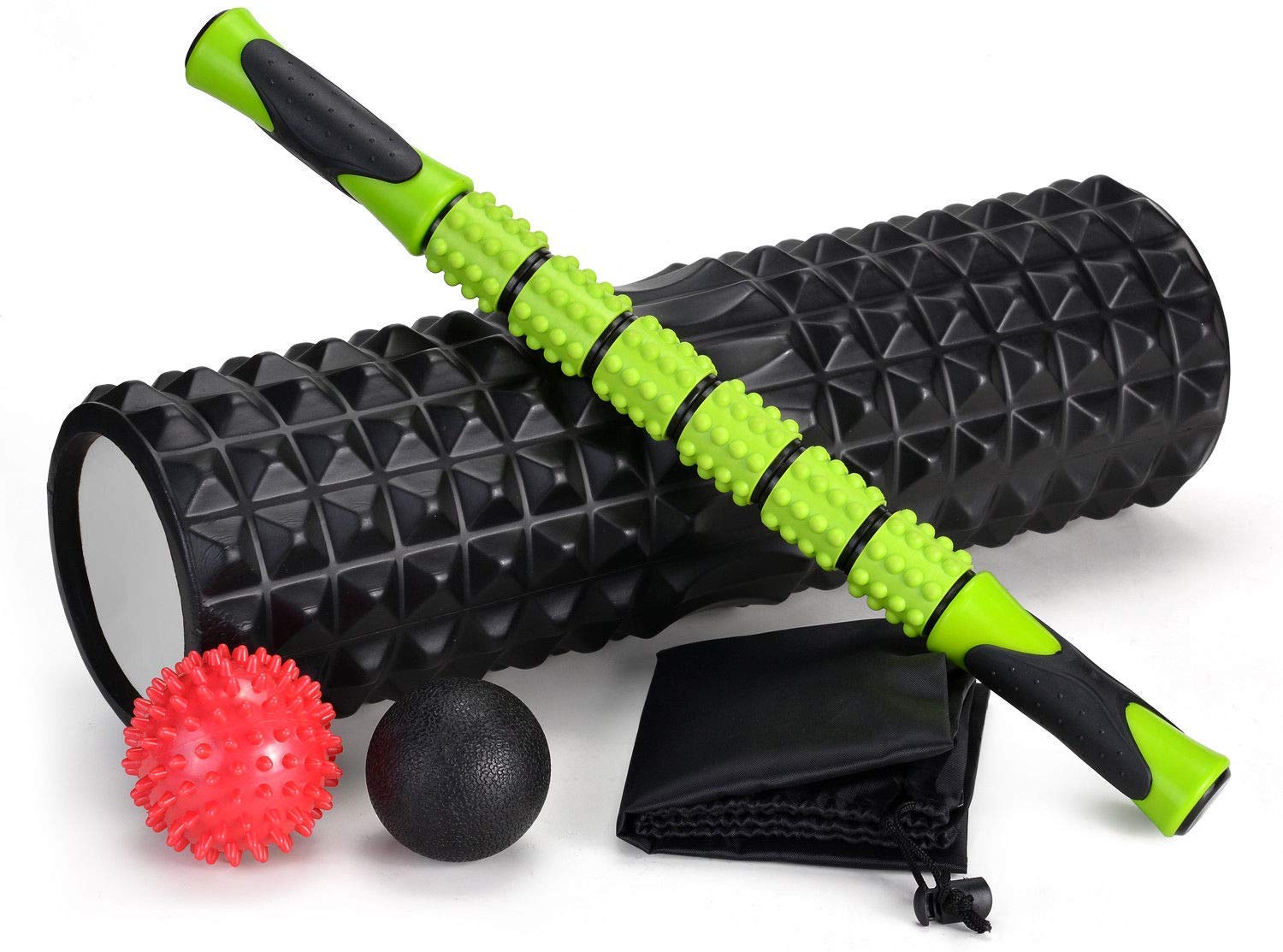 Foam Roller with Massage Grip